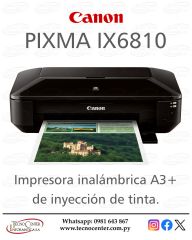 Impresora Inalámbrica A3 Canon PIXMA iX6810